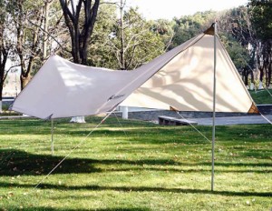 CHANODUG OUTDOOR Premium natural tarp ヘキサタープ ナチュラルヘキサタープセット