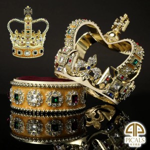＜聖エドワード王冠 ジュエリーボックス＞王冠 クラウン キング 英国王室 紋章 イギリス ラグジュアリ お母さん お義母さん アクセサリー