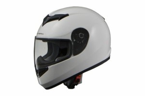 ヘルメット　バイク　LEAD　リード工業　フルフェイスヘルメット　SF12　ホワイト　M　（57〜58未満）