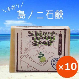 ノニ石鹸 100g×10個 送料無料 渡具知 固形洗顔石鹸 無添加洗顔石? ボディー石鹸 ボディーソープ  まとめ買い