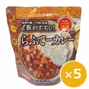 ラフテー らふてぃ 豚の角煮 らふてーカレー 160g×5個 オキハム 沖縄料理 沖縄土産 カレー レトルト ご当地レトルトカレー 電子レンジ