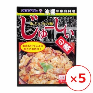 炊き込みご飯の素 じゅーしぃの素 オキハム 180g×5個 じゅーしーの素 沖縄土産 沖縄料理 混ぜご飯の素