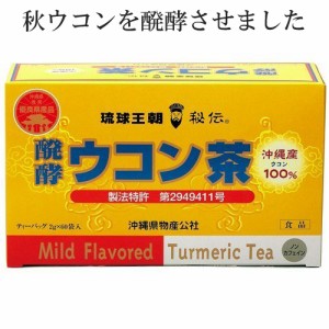 ウコン茶 秋ウコン 醗酵ウコン茶 2g×60包 琉球王朝秘伝 発酵タイプ ノンカフェイン ティーパック ティーバッグ