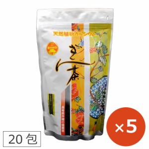 ぎん茶 ギンネム茶 20包×5袋 沖縄の健康茶 ノンカフェイン ティーバッグ ティーパック 琉球バイオリソース