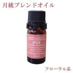 月桃ブレンドエッセンシャルオイル 月桃 精油 pua（花）5ml メール便送料無料 日本月桃 ブレンドオイル アロマオイル 気分転換 おすすめ 