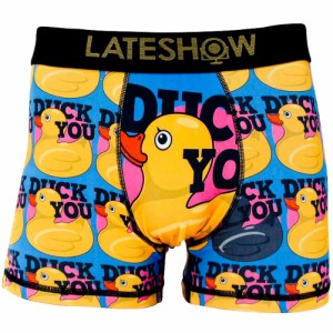 LATESHOW (レイトショー) メンズ ボクサーパンツ DUCK YOU 吸水速乾BODY 特許製法の消臭効果 彼氏 父 ギフト ブランド 男性 下着 クマ 誕