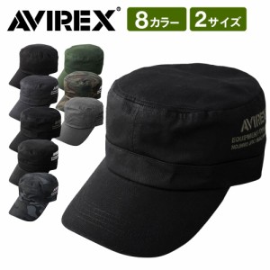 AVIREX アヴィレックス NUMBERING ミリタリー ワークキャップ 帽子 メンズ 大きいサイズ Mサイズ XLサイズ ベースボールキャップ ローキ