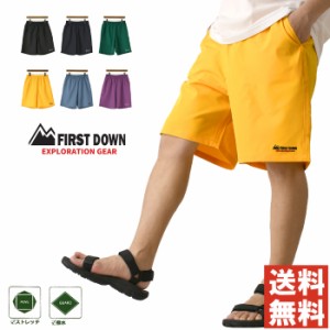 First Down ファーストダウン EX 4wayストレッチ ショーツ メンズ ハーフパンツ サーフパンツ 耐塩素加工 海 川 プール 水陸両用 【A1-13