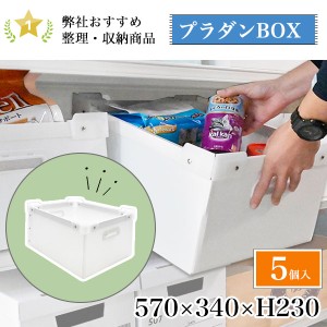 【5個セット】収納ボックス フタ付き プラスチック 収納ケース 折りたたみ式 収納 大容量 日本製 インナーボックス