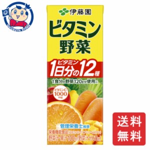 伊藤園 ビタミン野菜 紙パック 200ml×24本入×1ケース