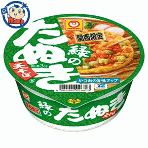 送料無料 カップ麺 東洋水産 マルちゃん緑のたぬき天そば 関西 101g×12個入×2ケース  発売日：2022年10月3日