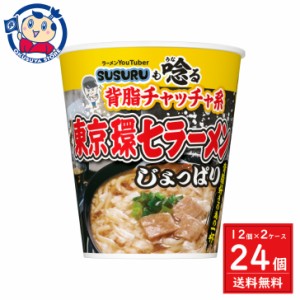 日清 SUSURU 背脂ちゃっちゃ系 環七ラーメン ジョッパリ 96g×12個入×2ケース 発売日：2024年5月20日