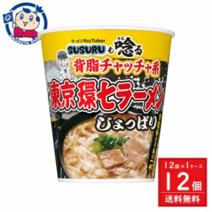 日清 SUSURU 背脂ちゃっちゃ系 環七ラーメン ジョッパリ 96g×12個入×1ケース 発売日：2024年5月20日