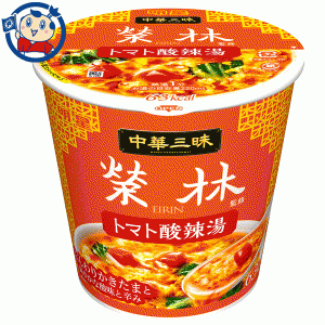 送料無料 カップスープ 明星 中華三昧 榮林 トマト酸辣湯 18g×24個入×2ケース 発売日：2022年10月17日