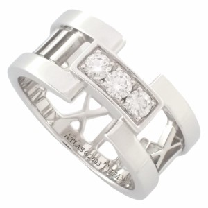 TIFFANY&Co.(ティファニー) アトラス ダイヤモンド リング リング・指輪 アクセサリー ジュエリー K18 ホワイトゴールド WG シルバー銀 