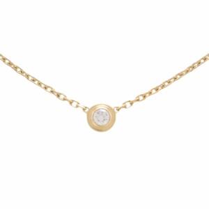 CARTIER(カルティエ) ダムール ネックレス XS ネックレス アクセサリー ジュエリー 1PD ダイヤモンド K18 イエローゴールド YG ゴールド