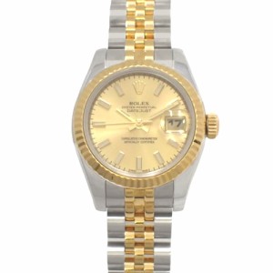 【保証書付】 ロレックス 179173 デイトジャスト 26 SS/YG V番(2009年) 自動巻き 腕時計 ジュビリー 2013年9月購入 ゴールド レディース 