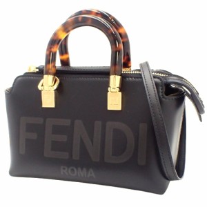 FENDI(フェンディ) BY THE WAY バイ ザ ウェイ ミニ ハンドバッグ 2way ショルダーバッグ 肩掛け ミニバッグ ミニボストン レザー ブラッ