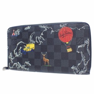 LOUIS VUITTON(ルイ・ヴィトン) ダミエ・グラフィット ジッピー・オーガナイザーNM 長財布 ラウンドファスナー ダミエグラフィットキャン