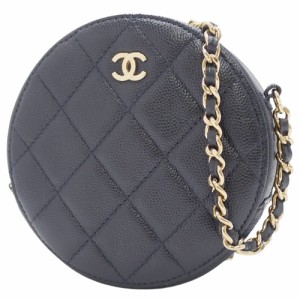 CHANEL(シャネル) マトラッセ ココマーク ラウンド チェーンショルダーバッグ ショルダーバッグ クロスボディ 肩掛け 斜め掛け ポシェッ