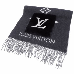 LOUIS VUITTON(ルイ・ヴィトン) マフラー・コールド レイキャビック マフラー アパレル ファッション小物 ストール カシミヤ ミンク ノワ