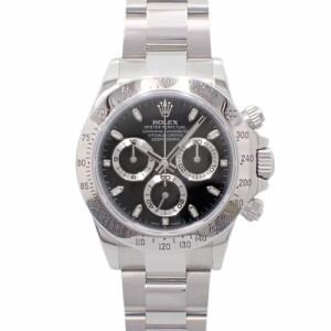 【保証書付】 ロレックス 116520 デイトナ ランダム番 自動巻き 腕時計 2011年8月購入 ブラック シルバー メンズ 40802090727 【中古】【
