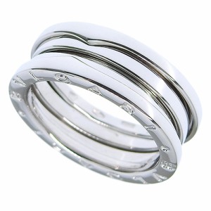 BVLGARI(ブルガリ) ビーゼロワン ビー・ゼロワン リング 指輪 アクセサリー ジュエリー B-zero1 56 K18 ホワイトゴールド WG シルバー銀 