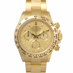 【2021年保証書付】 ロレックス 116508 デイトナ  YG ランダム番 自動巻き 腕時計 クロノグラフ 2021年4月購入 ゴールド ゴールド メンズ