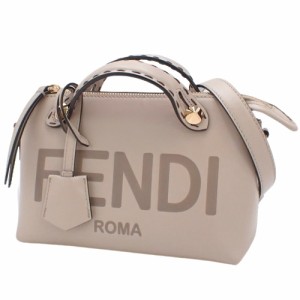 FENDI(フェンディ) BY THE WAY バイ ザ ウェイ スモール ハンドバッグ 2way ショルダー 肩掛け ミニ カーフ ベージュ ゴールド金具 8BL14