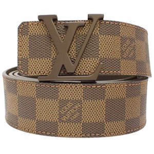 LOUIS VUITTON(ルイ・ヴィトン) ダミエ・エベヌ サンチュール・LV イニシャル・40MM ベルト アパレル ファッション小物 服飾小物 100/40 