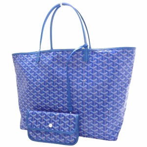 GOYARD(ゴヤール) サンルイ GM トートバッグ 肩掛け ショッピングバッグ ヘリンボーン柄 PVCコーティングキャンバス ゴヤールディンキャ