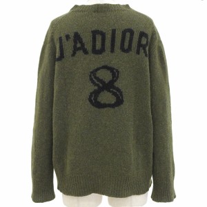 Christian Dior(クリスチャンディオール) JADIOR 8 ジャディオール ニット トップス アパレル ファッション セーター バックロゴ 38 カシ