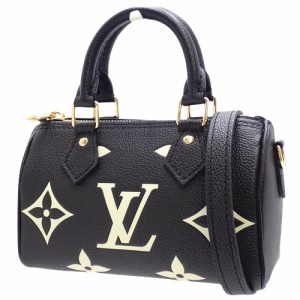 LOUIS VUITTON(ルイ・ヴィトン) モノグラム・アンプラント ナノ・スピーディ ハンドバッグ 2WAY ショルダー 斜め掛け ミニバッグ モノグ