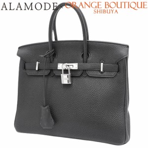 HERMES(エルメス) バーキン 25 ブラック黒 トゴ パラジウム金具 シルバー金具 □L刻印 ハンドバッグ トートバッグ レディース 4080210438