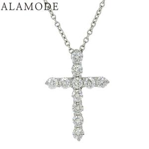 美品 ティファニー ネックレス クロス ダイヤモンド s スモール プラチナ TIFFANY&Co.(ティファニー) スモールクロス ネックレス