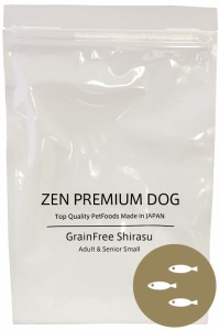 国産ドッグフード ZEN プレミアムドッグ グレインフリー しらす アダルト&シニア 700g 日本製 小粒 犬の餌 00480