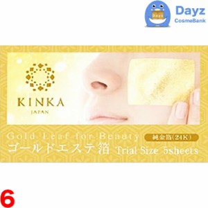 金華 ゴールドエステ箔24K 5枚入り　6点セット　｜　KINKA 正規品  nc