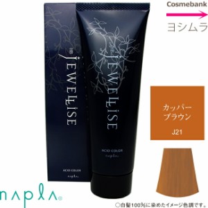 ナプラ  HB ジュエライズ 【　J21｜カッパーブラウン　】 1剤式酸性カラー　＜ヘアカラー｜ヘアマニキュア＞  190g【　1剤式酸性カラー｜