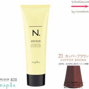 ナプラ N．エヌドットアシッドカラー　190g　｜２１ カッパーブラウン【　染毛料｜酸性カラー｜一剤式｜サロン技術者専用　】