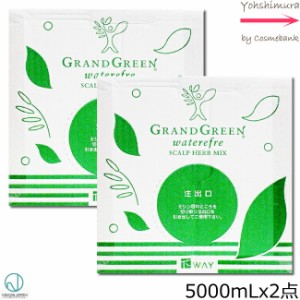 【送料無料！】ニューウェイジャパン グラングリーン ウォーターリフレ  5000mL x ２セット　【洗い流さないトリートメント】大容量｜業