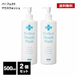 パーフェクト マウスウォッシュ 2個 500ml 口臭ケア 液体 ハミガキ 歯みがき 歯磨き オーラルケア うがい