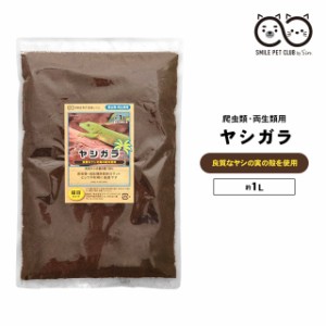 ヤシガラ 爬虫類 両生類 用 1L 細目 床材 飼育マット ハスク トカゲ ゲッコー リクガメ カエル ヘビ スネーク 保湿 保温 消臭 SMILE PET 