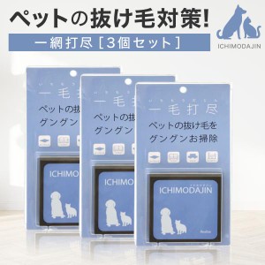 一毛打尽 ３個セット ペット 抜け毛 対策 犬 猫 うさぎ 掃除 カーペット ソファ 車 毛布 クリーナー 毛取り いちもうだじん リアライズ