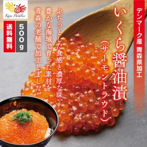 いくら イクラ 醤油漬 （サーモントラウト）500g（250g×2入）  送料無料 海鮮丼 軍艦 ちらし寿司 父の日 夏ギフト サマーギフト お中元 