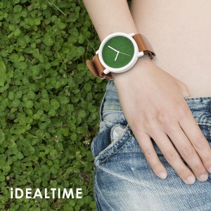 iDEALTIME GRASS WATCH Central イデアルタイム グラスウォッチ セントラル 芝生 メンズ レディース 腕時計 日本製ムーブメント 男性用 
