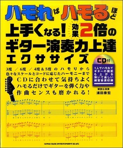 ハモればハモるほど上手くなる！ 効果2倍のギター演奏力上達エクササイズ(CD付) ／ロックギター教本(コード・スケール・アレンジ・