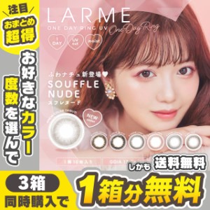 【クーポン利用で1箱分無料！】LARME ラルム ワンデーリング 1day Ring (1箱10枚)( 送料無料 カラーコンタクト 度あり 度なし ワンデー 1