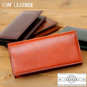 全国無料定番 財布 Italian cow leatherウォレット 二つ折りスナップ