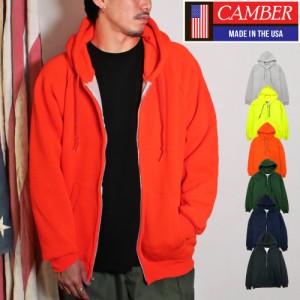 USA製 CAMBER ダブルフェイス ZIP UP PARKA オレンジ-