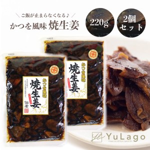 ダイエー 焼生姜の佃煮 220g 2袋 しょうが おかず生姜 ショウガ 焼きしょうが  生姜 おつまみ ごはん おかず 薬味 焼き生姜 お土産 かつ